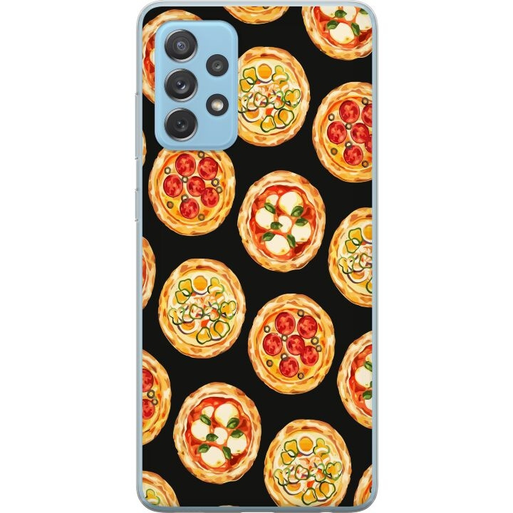 Mobilcover til Samsung Galaxy A52 5G med Pizza motiv i gruppen SMARTPHONES & TABLETS / Mobil Beskyttelse / Samsung hos TP E-commerce Nordic AB (A59754)