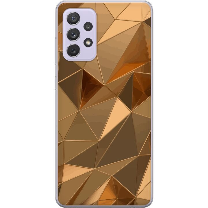 Mobilcover til Samsung Galaxy A52s 5G med 3D Guld motiv i gruppen SMARTPHONES & TABLETS / Mobil Beskyttelse / Samsung hos TP E-commerce Nordic AB (A59819)