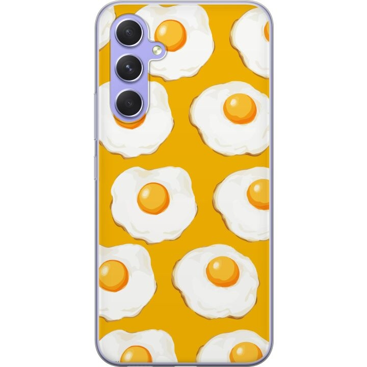 Mobilcover til Samsung Galaxy A54 med Stegt æg motiv i gruppen SMARTPHONES & TABLETS / Mobil Beskyttelse / Samsung hos TP E-commerce Nordic AB (A59905)