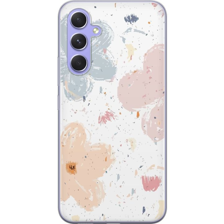 Mobilcover til Samsung Galaxy A54 med Blomster motiv i gruppen SMARTPHONES & TABLETS / Mobil Beskyttelse / Samsung hos TP E-commerce Nordic AB (A59915)