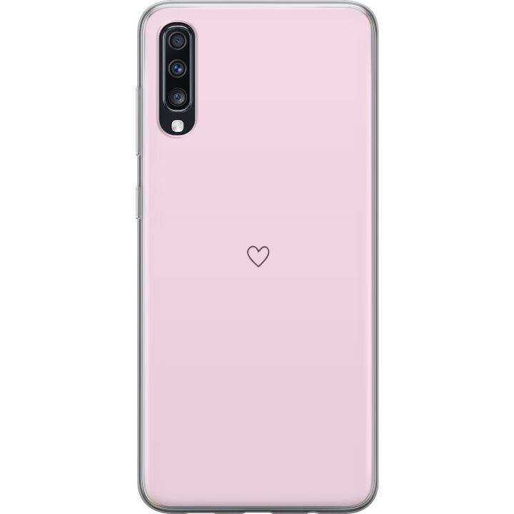 Mobilcover til Samsung Galaxy A70 med Hjerte motiv i gruppen SMARTPHONES & TABLETS / Mobil Beskyttelse / Samsung hos TP E-commerce Nordic AB (A60030)