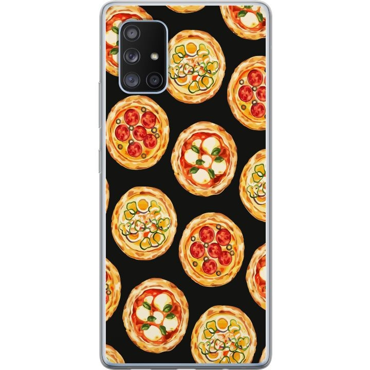 Mobilcover til Samsung Galaxy A71 5G med Pizza motiv i gruppen SMARTPHONES & TABLETS / Mobil Beskyttelse / Samsung hos TP E-commerce Nordic AB (A60105)