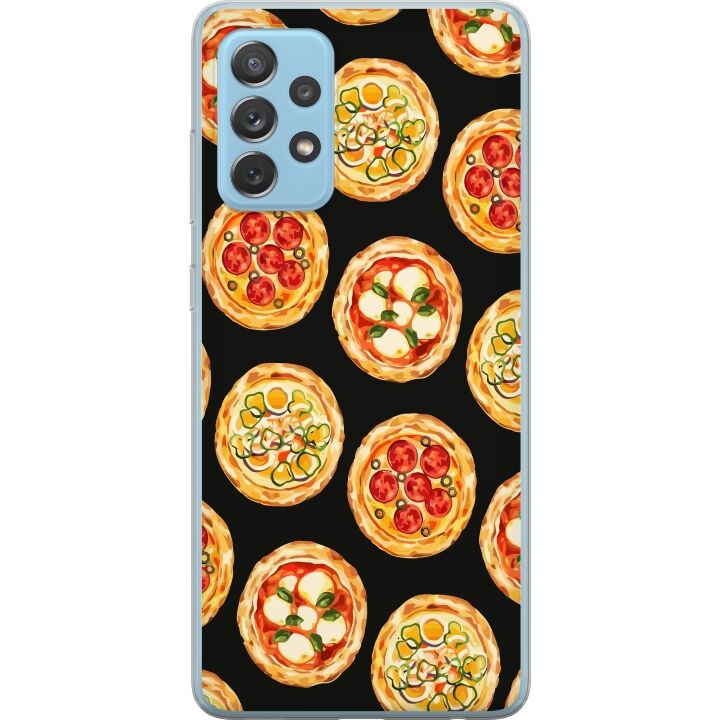 Mobilcover til Samsung Galaxy A72 5G med Pizza motiv i gruppen SMARTPHONES & TABLETS / Mobil Beskyttelse / Samsung hos TP E-commerce Nordic AB (A60159)