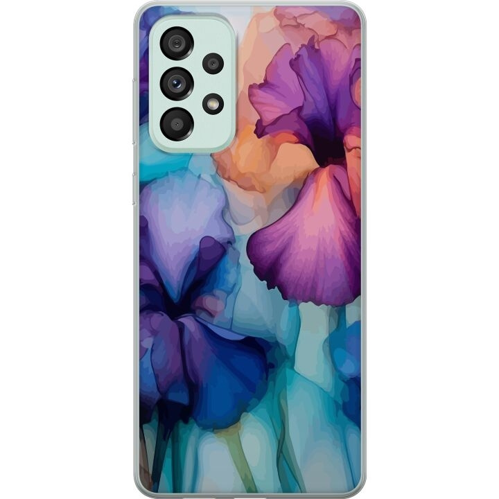 Mobilcover til Samsung Galaxy A73 5G med Magiske blomster motiv i gruppen SMARTPHONES & TABLETS / Mobil Beskyttelse / Samsung hos TP E-commerce Nordic AB (A60176)