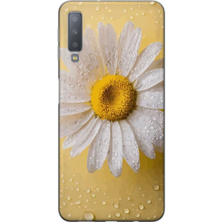 Mobilcover til Samsung Galaxy A7 (2018) med Porcelænsblomst motiv i gruppen SMARTPHONES & TABLETS / Mobil Beskyttelse / Samsung hos TP E-commerce Nordic AB (A60200)