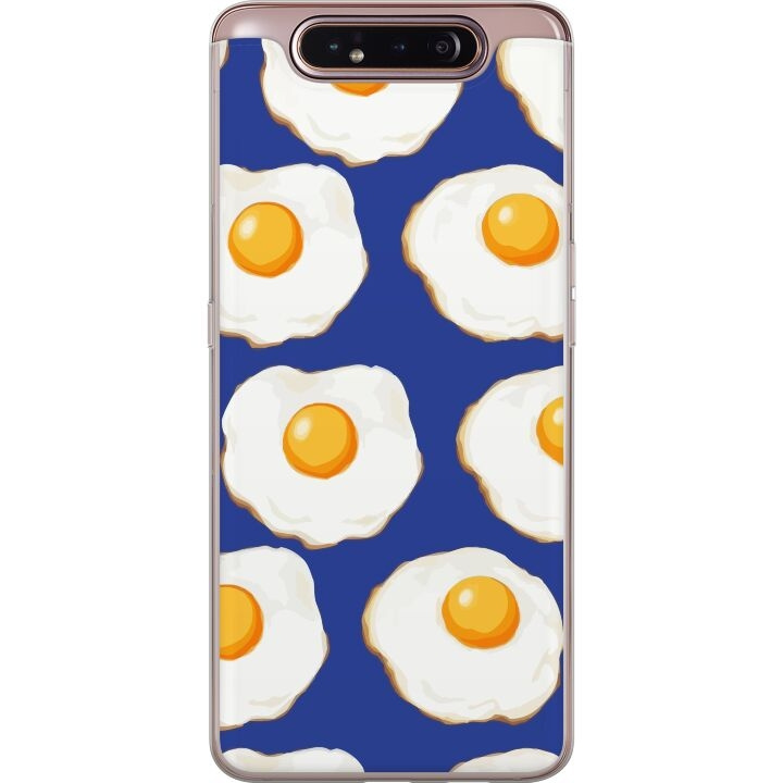 Mobilcover til Samsung Galaxy A80 med Stegte æg motiv i gruppen SMARTPHONES & TABLETS / Mobil Beskyttelse / Samsung hos TP E-commerce Nordic AB (A60233)
