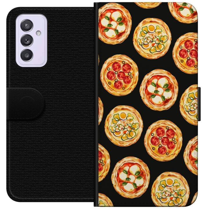 Tegnebogsetui til Samsung Galaxy A82 5G med Pizza motiv i gruppen SMARTPHONES & TABLETS / Mobil Beskyttelse / Samsung hos TP E-commerce Nordic AB (A60267)