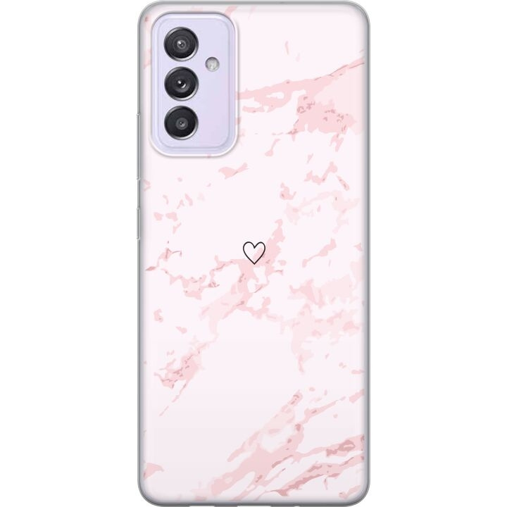 Mobilcover til Samsung Galaxy A82 5G med Rosa Hjerte motiv i gruppen SMARTPHONES & TABLETS / Mobil Beskyttelse / Samsung hos TP E-commerce Nordic AB (A60304)