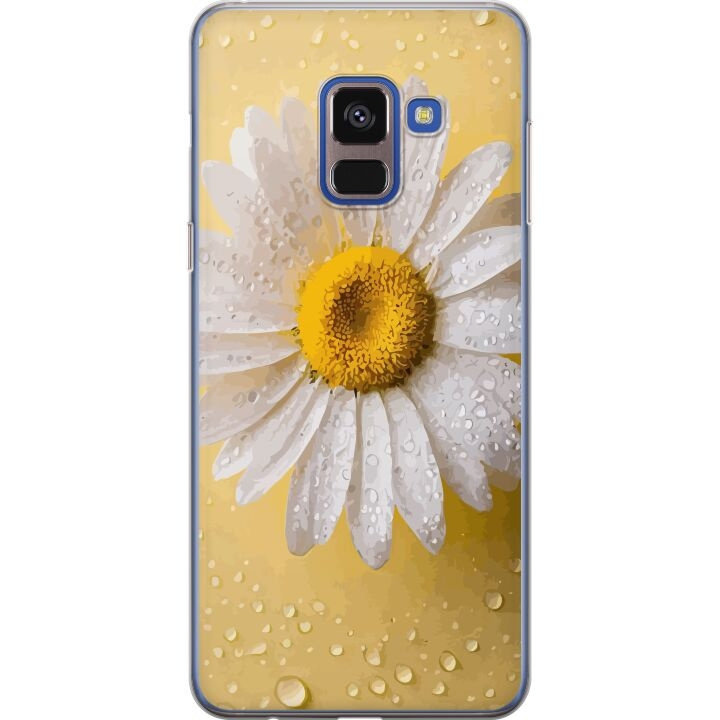 Mobilcover til Samsung Galaxy A8 (2018) med Porcelænsblomst motiv i gruppen SMARTPHONES & TABLETS / Mobil Beskyttelse / Samsung hos TP E-commerce Nordic AB (A60308)