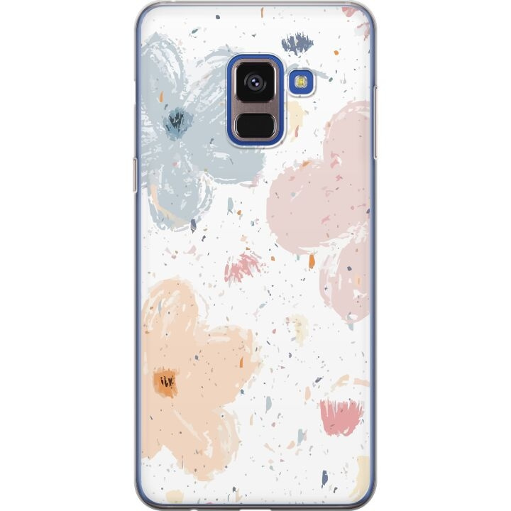 Mobilcover til Samsung Galaxy A8 (2018) med Blomster motiv i gruppen SMARTPHONES & TABLETS / Mobil Beskyttelse / Samsung hos TP E-commerce Nordic AB (A60320)