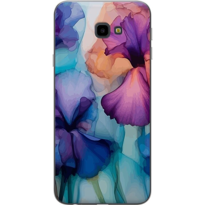 Mobilcover til Samsung Galaxy J4+ med Magiske blomster motiv i gruppen SMARTPHONES & TABLETS / Mobil Beskyttelse / Samsung hos TP E-commerce Nordic AB (A60419)