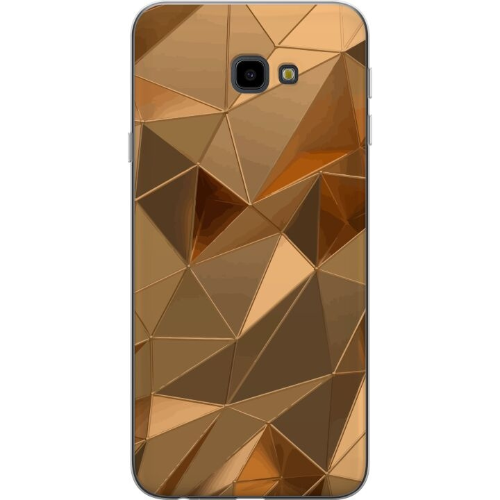 Mobilcover til Samsung Galaxy J4+ med 3D Guld motiv i gruppen SMARTPHONES & TABLETS / Mobil Beskyttelse / Samsung hos TP E-commerce Nordic AB (A60440)