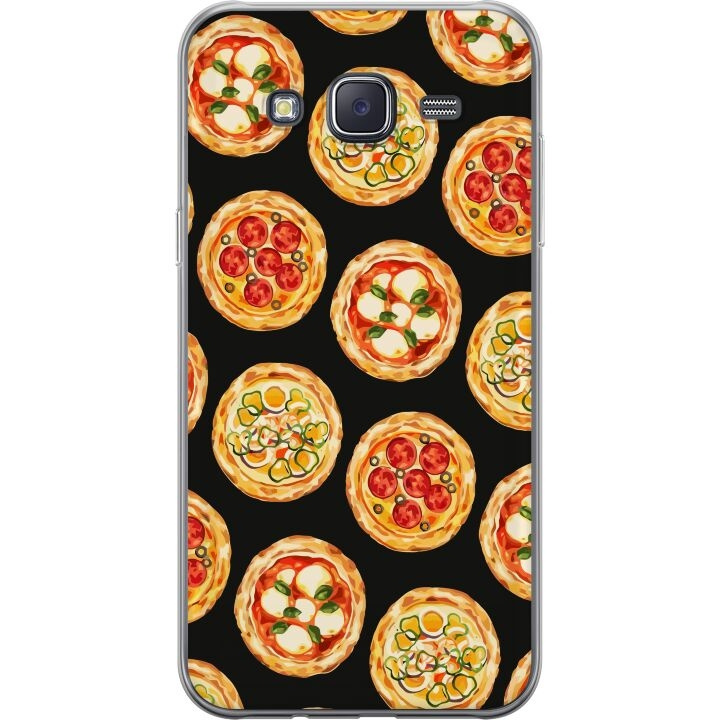 Mobilcover til Samsung Galaxy J5 med Pizza motiv i gruppen SMARTPHONES & TABLETS / Mobil Beskyttelse / Samsung hos TP E-commerce Nordic AB (A60456)