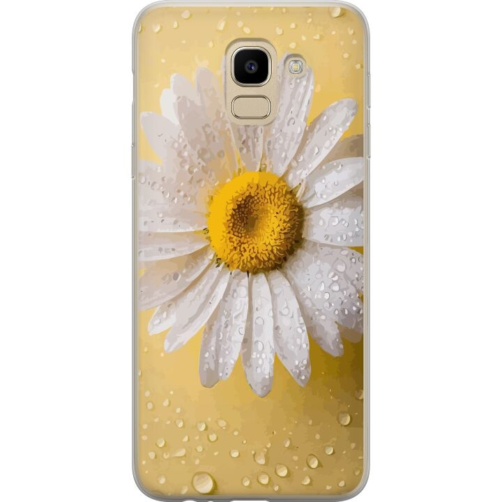 Mobilcover til Samsung Galaxy J6 med Porcelænsblomst motiv i gruppen SMARTPHONES & TABLETS / Mobil Beskyttelse / Samsung hos TP E-commerce Nordic AB (A60470)