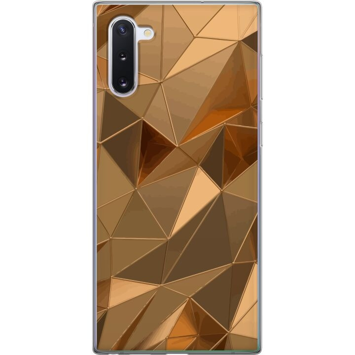 Mobilcover til Samsung Galaxy Note10 med 3D Guld motiv i gruppen SMARTPHONES & TABLETS / Mobil Beskyttelse / Samsung hos TP E-commerce Nordic AB (A60548)