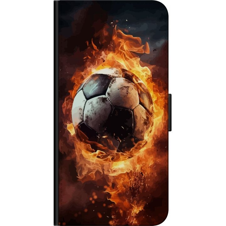 Tegnebogsetui til Samsung Galaxy Note10 Lite med Fodbold motiv i gruppen SMARTPHONES & TABLETS / Mobil Beskyttelse / Samsung hos TP E-commerce Nordic AB (A60572)