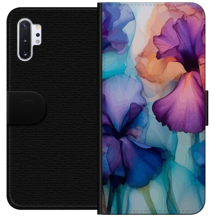 Tegnebogsetui til Samsung Galaxy Note10+ med Magiske blomster motiv i gruppen SMARTPHONES & TABLETS / Mobil Beskyttelse / Samsung hos TP E-commerce Nordic AB (A60581)