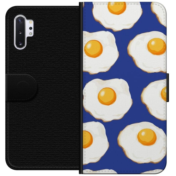 Tegnebogsetui til Samsung Galaxy Note10+ med Stegte æg motiv i gruppen SMARTPHONES & TABLETS / Mobil Beskyttelse / Samsung hos TP E-commerce Nordic AB (A60584)