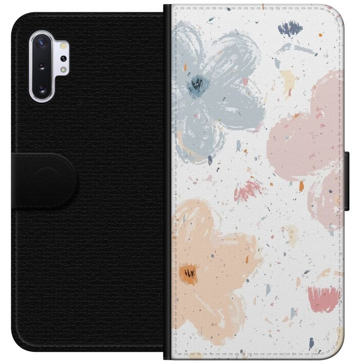 Tegnebogsetui til Samsung Galaxy Note10+ med Blomster motiv i gruppen SMARTPHONES & TABLETS / Mobil Beskyttelse / Samsung hos TP E-commerce Nordic AB (A60590)