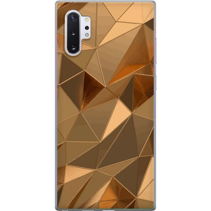 Mobilcover til Samsung Galaxy Note10+ med 3D Guld motiv i gruppen SMARTPHONES & TABLETS / Mobil Beskyttelse / Samsung hos TP E-commerce Nordic AB (A60629)