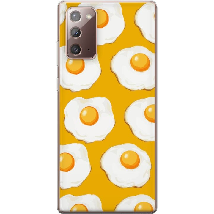 Mobilcover til Samsung Galaxy Note20 med Stegt æg motiv i gruppen SMARTPHONES & TABLETS / Mobil Beskyttelse / Samsung hos TP E-commerce Nordic AB (A60661)