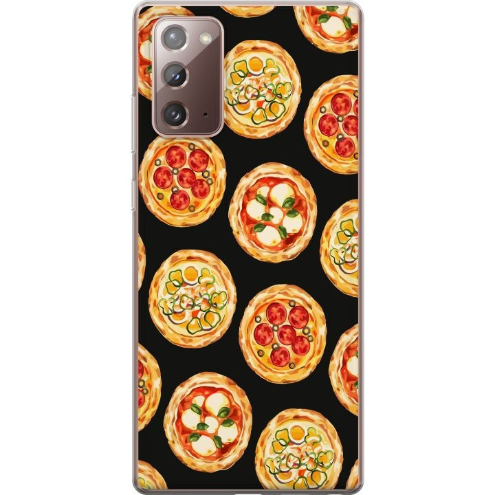 Mobilcover til Samsung Galaxy Note20 med Pizza motiv i gruppen SMARTPHONES & TABLETS / Mobil Beskyttelse / Samsung hos TP E-commerce Nordic AB (A60672)