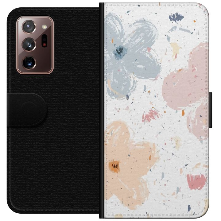 Tegnebogsetui til Samsung Galaxy Note20 Ultra med Blomster motiv i gruppen SMARTPHONES & TABLETS / Mobil Beskyttelse / Samsung hos TP E-commerce Nordic AB (A60698)