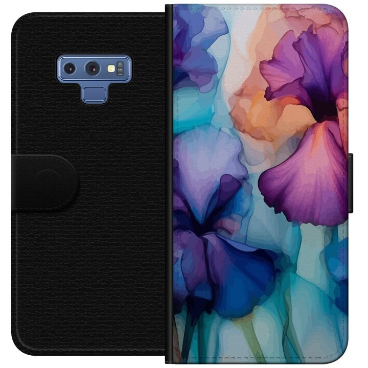 Tegnebogsetui til Samsung Galaxy Note9 med Magiske blomster motiv i gruppen SMARTPHONES & TABLETS / Mobil Beskyttelse / Samsung hos TP E-commerce Nordic AB (A60770)