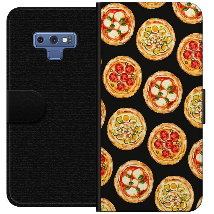 Tegnebogsetui til Samsung Galaxy Note9 med Pizza motiv i gruppen SMARTPHONES & TABLETS / Mobil Beskyttelse / Samsung hos TP E-commerce Nordic AB (A60780)