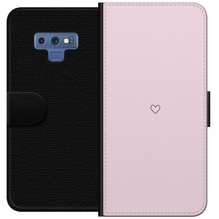 Tegnebogsetui til Samsung Galaxy Note9 med Hjerte motiv i gruppen SMARTPHONES & TABLETS / Mobil Beskyttelse / Samsung hos TP E-commerce Nordic AB (A60786)