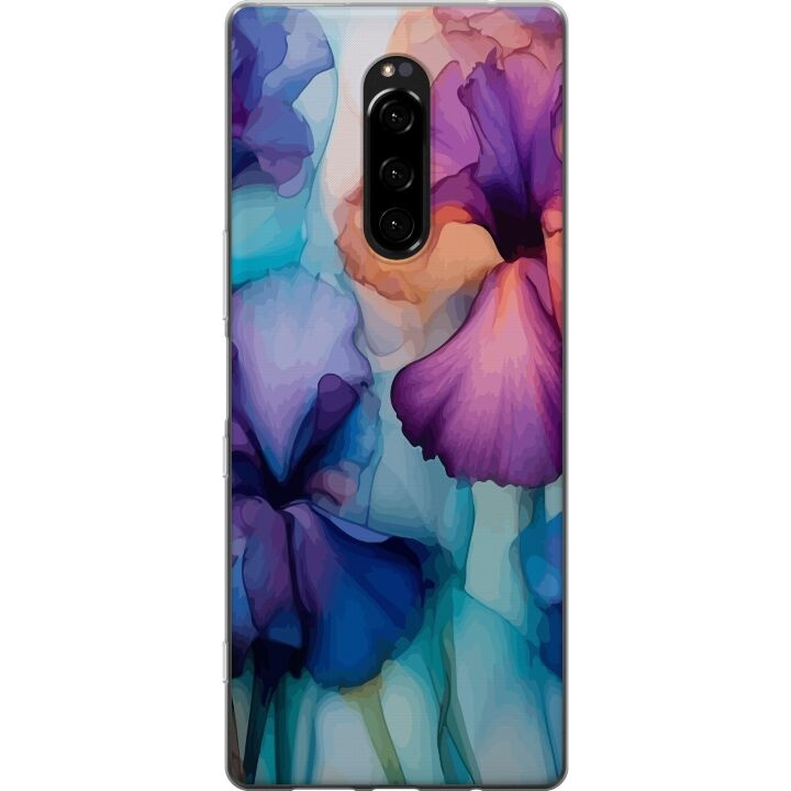 Mobilcover til Sony Xperia 1 med Magiske blomster motiv i gruppen SMARTPHONES & TABLETS / Mobil Beskyttelse / Sony hos TP E-commerce Nordic AB (A60797)