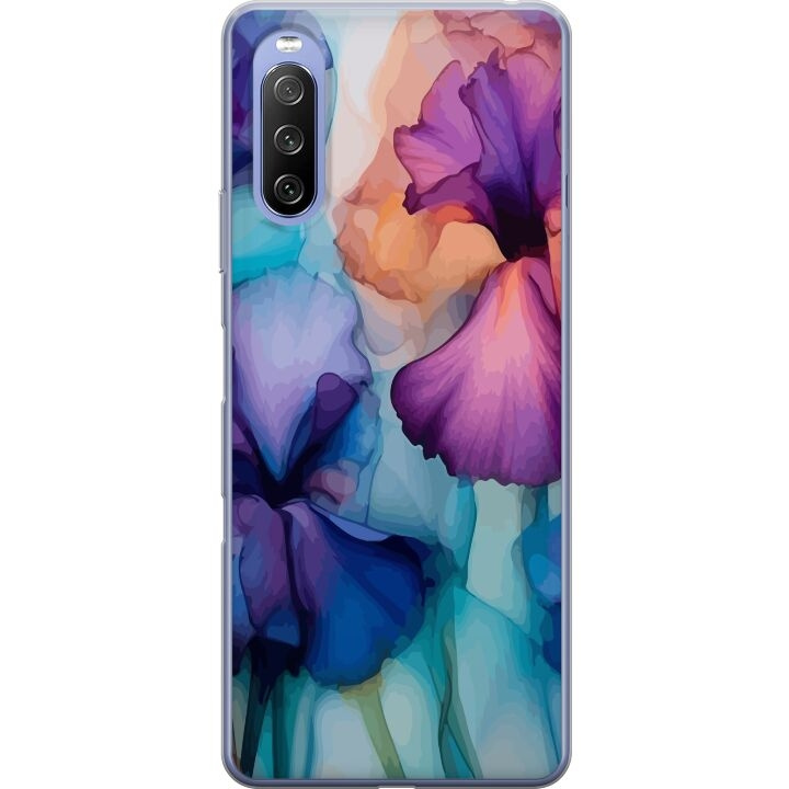 Mobilcover til Sony Xperia 10 III med Magiske blomster motiv i gruppen SMARTPHONES & TABLETS / Mobil Beskyttelse / Sony hos TP E-commerce Nordic AB (A60932)