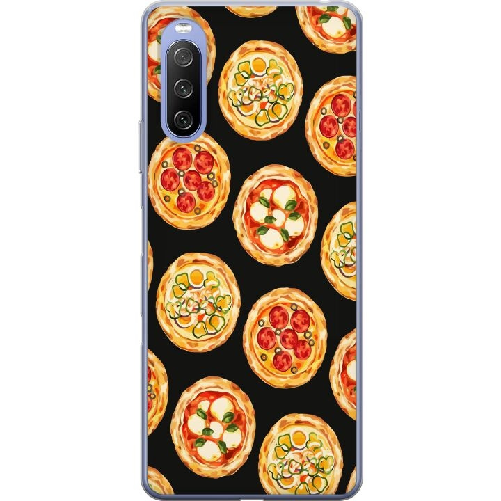 Mobilcover til Sony Xperia 10 III med Pizza motiv i gruppen SMARTPHONES & TABLETS / Mobil Beskyttelse / Sony hos TP E-commerce Nordic AB (A60942)