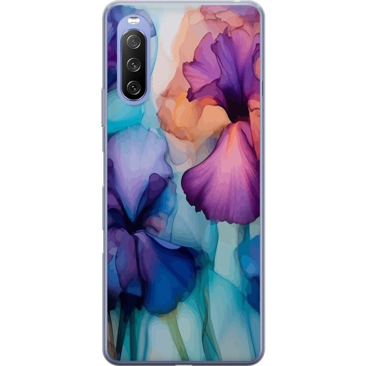 Mobilcover til Sony Xperia 10 III Lite med Magiske blomster motiv i gruppen SMARTPHONES & TABLETS / Mobil Beskyttelse / Sony hos TP E-commerce Nordic AB (A60959)