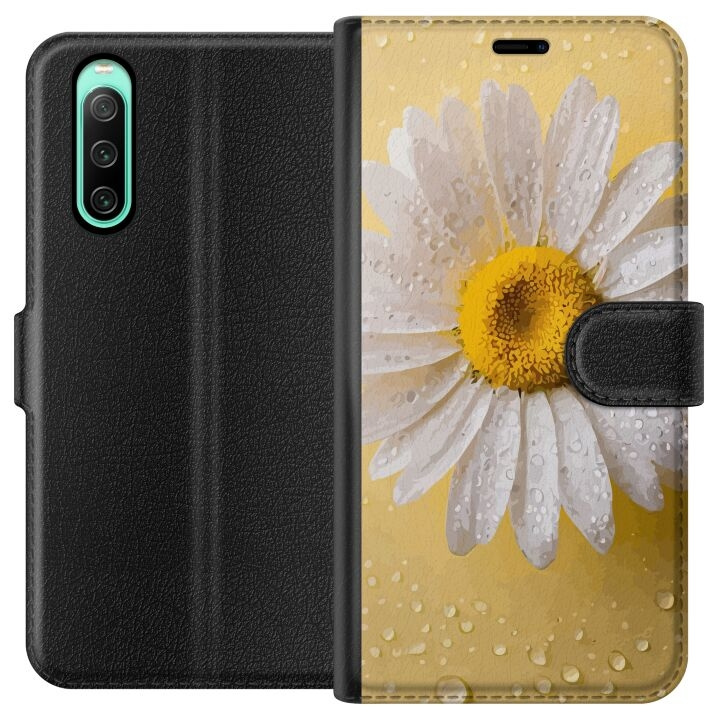 Tegnebogsetui til Sony Xperia 10 IV med Porcelænsblomst motiv i gruppen SMARTPHONES & TABLETS / Mobil Beskyttelse / Sony hos TP E-commerce Nordic AB (A60983)