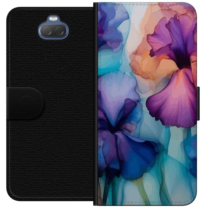 Tegnebogsetui til Sony Xperia 10 Plus med Magiske blomster motiv i gruppen SMARTPHONES & TABLETS / Mobil Beskyttelse / Sony hos TP E-commerce Nordic AB (A61094)