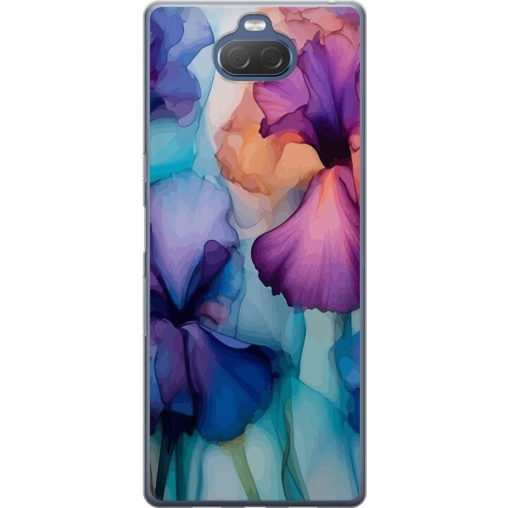 Mobilcover til Sony Xperia 10 Plus med Magiske blomster motiv i gruppen SMARTPHONES & TABLETS / Mobil Beskyttelse / Sony hos TP E-commerce Nordic AB (A61121)