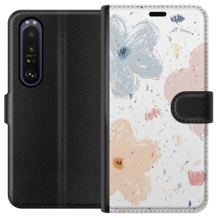 Tegnebogsetui til Sony Xperia 1 III med Blomster motiv i gruppen SMARTPHONES & TABLETS / Mobil Beskyttelse / Sony hos TP E-commerce Nordic AB (A61184)