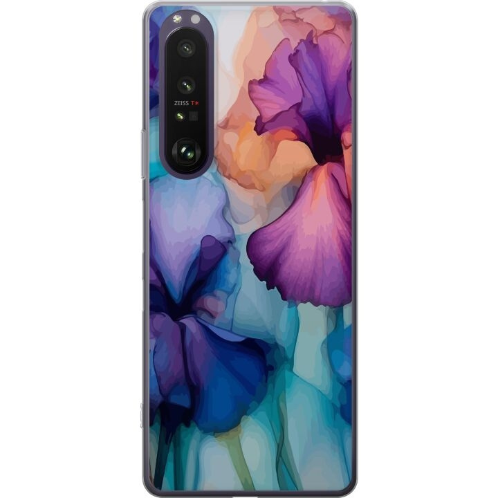 Mobilcover til Sony Xperia 1 III med Magiske blomster motiv i gruppen SMARTPHONES & TABLETS / Mobil Beskyttelse / Sony hos TP E-commerce Nordic AB (A61202)