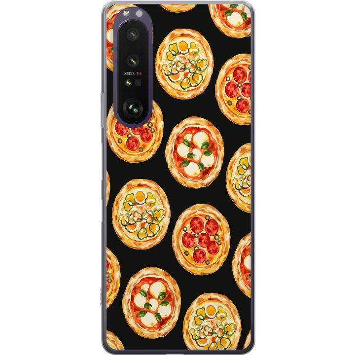 Mobilcover til Sony Xperia 1 III med Pizza motiv i gruppen SMARTPHONES & TABLETS / Mobil Beskyttelse / Sony hos TP E-commerce Nordic AB (A61212)