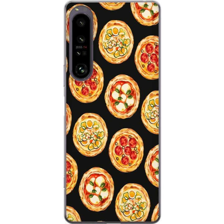 Mobilcover til Sony Xperia 1 IV med Pizza motiv i gruppen SMARTPHONES & TABLETS / Mobil Beskyttelse / Sony hos TP E-commerce Nordic AB (A61266)