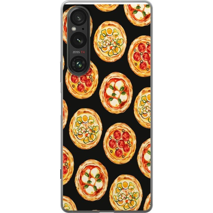 Mobilcover til Sony Xperia 1 V med Pizza motiv i gruppen SMARTPHONES & TABLETS / Mobil Beskyttelse / Sony hos TP E-commerce Nordic AB (A61320)