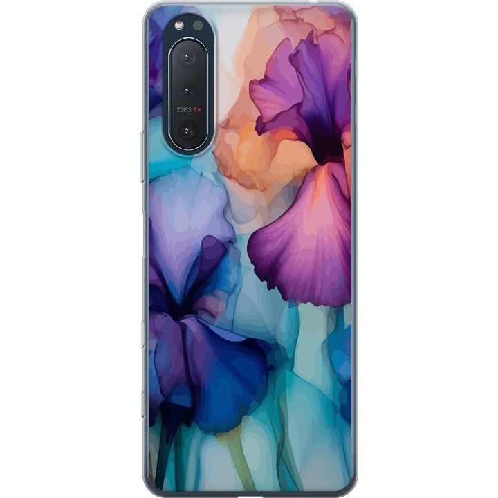 Mobilcover til Sony Xperia 5 II med Magiske blomster motiv i gruppen SMARTPHONES & TABLETS / Mobil Beskyttelse / Sony hos TP E-commerce Nordic AB (A61391)