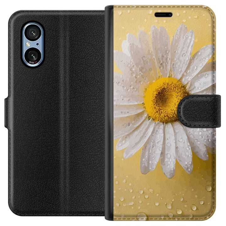 Tegnebogsetui til Sony Xperia 5 V med Porcelænsblomst motiv i gruppen SMARTPHONES & TABLETS / Mobil Beskyttelse / Sony hos TP E-commerce Nordic AB (A61523)