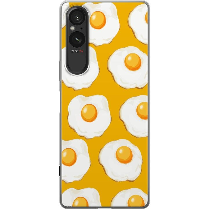 Mobilcover til Sony Xperia 5 V med Stegt æg motiv i gruppen SMARTPHONES & TABLETS / Mobil Beskyttelse / Sony hos TP E-commerce Nordic AB (A61552)