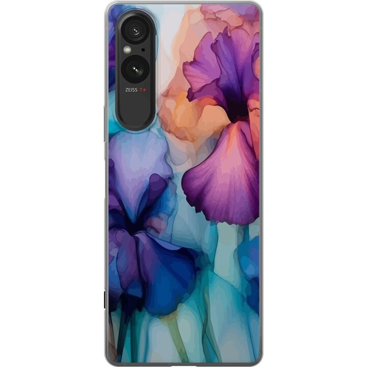 Mobilcover til Sony Xperia 5 V med Magiske blomster motiv i gruppen SMARTPHONES & TABLETS / Mobil Beskyttelse / Sony hos TP E-commerce Nordic AB (A61553)