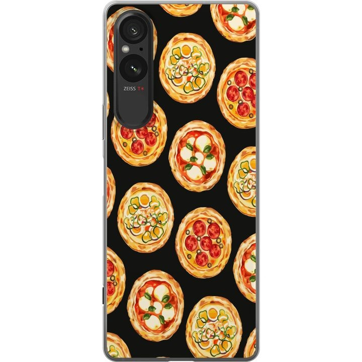 Mobilcover til Sony Xperia 5 V med Pizza motiv i gruppen SMARTPHONES & TABLETS / Mobil Beskyttelse / Sony hos TP E-commerce Nordic AB (A61563)