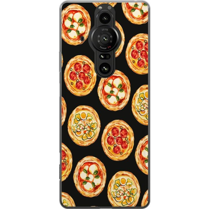 Mobilcover til Sony Xperia Pro-I med Pizza motiv i gruppen SMARTPHONES & TABLETS / Mobil Beskyttelse / Sony hos TP E-commerce Nordic AB (A61698)