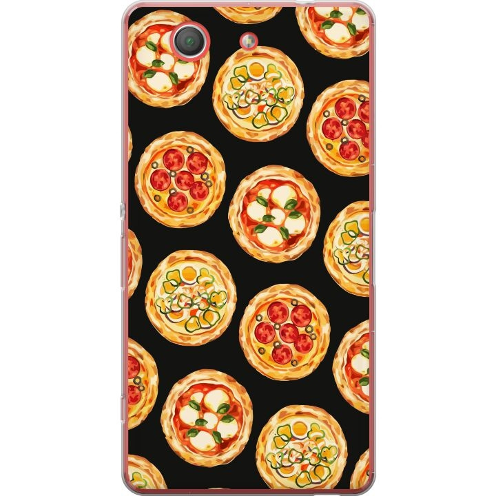 Mobilcover til Sony Xperia Z3 Compact med Pizza motiv i gruppen SMARTPHONES & TABLETS / Mobil Beskyttelse / Sony hos TP E-commerce Nordic AB (A61779)