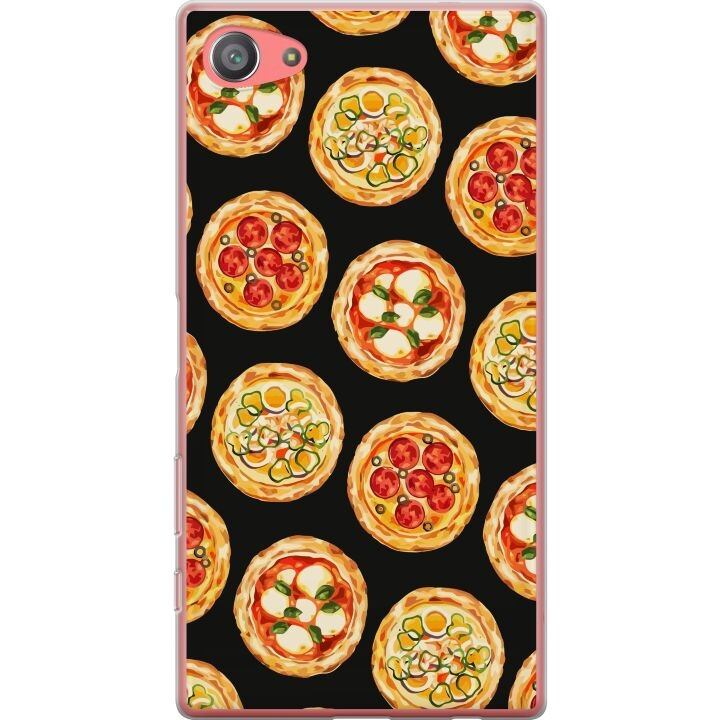 Mobilcover til Sony Xperia Z5 Compact med Pizza motiv i gruppen SMARTPHONES & TABLETS / Mobil Beskyttelse / Sony hos TP E-commerce Nordic AB (A61806)